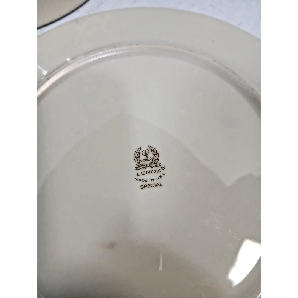 Vintage Lenox Holly Hobbie Child’s Plate and Bowl Set Blue Rim Nursery Baby Dish